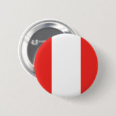 Peru Flag Ronde Button 5,7 Cm (Voorkant /achterkant)
