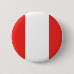 Peru Flag Ronde Button 5,7 Cm