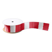 Peru Flag Satijnen Lint (Spoel)