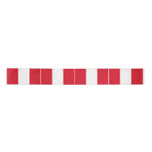 Peru Flag Satijnen Lint (Voorkant)
