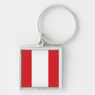 Peru Flag Sleutelhanger
