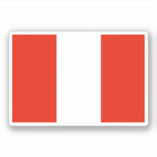 Peru Flag Sticker