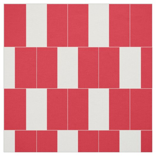 Peru Flag Stof (Swatch)