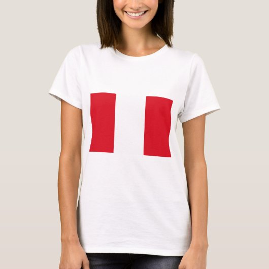 Peru Flag T-shirt (Voorkant)