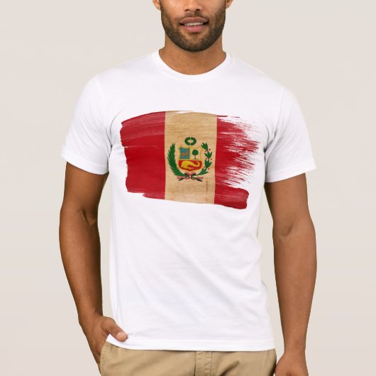 Peru Flag T-Shirt (Voorkant)