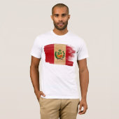 Peru Flag T-Shirt (Voorkant volledig)