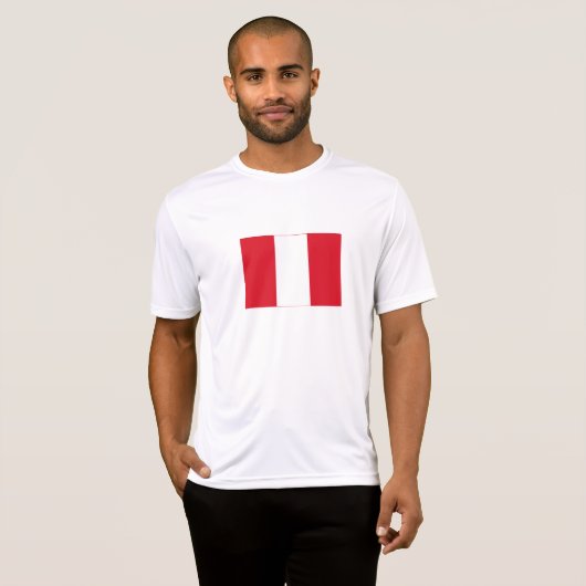 Peru Flag T-shirt (Voorkant volledig)