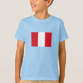 Peru Flag T-shirt (Voorkant)
