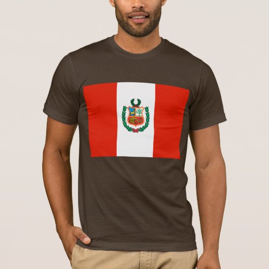 Peru Flag T-shirt (Voorkant)