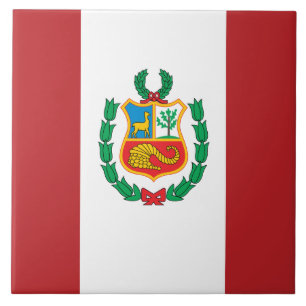 Peru Flag Tegeltje