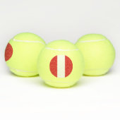 Peru Flag Tennisballen (Multi)