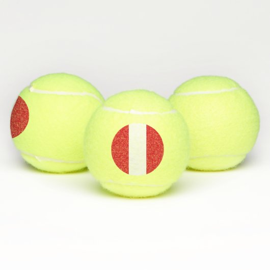 Peru Flag Tennisballen (Multi)