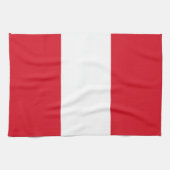 Peru Flag Theedoek (Horizontaal)
