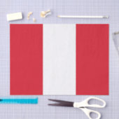 Peru Flag Tissuepapier (Craft)