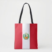 Peru Flag Tote Bag (Voorkant)