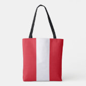 Peru Flag Tote Bag (Achterkant)
