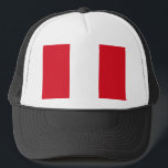 Peru Flag Trucker Pet<br><div class="desc">República del Perú - Peru Flag goedkope producten die met de vlag zijn gedrukt,  kunnen worden gebruikt als beste cadeaus voor familie of vrienden.</div>