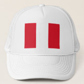 Peru Flag Trucker Pet (Voorkant)