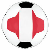 Peru Flag Voetbal (Voorkant)