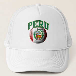 Peru Flag Voetbal Pet