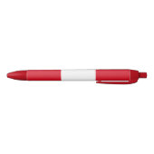 Peru Flag Zwarte Inkt Pen (Bodem)
