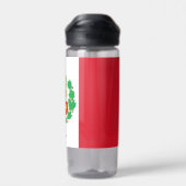 Peru-fles, patriottische Peruaanse vlag Waterfles (Achterkant)