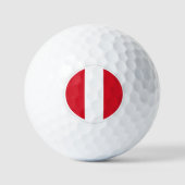 Peru Golf Balls, Peruaanse vlaggolfers / Patriots Golfballen (Voorkant)
