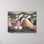 Peru Gossip Meisjes Muur Canvas (Voorkant)