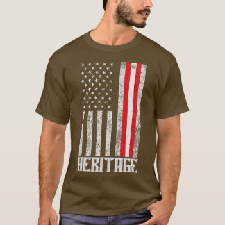 Peru Hispanic Heritage noodlijdende vlag 1 T-shirt