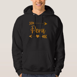 Peru in Indiana Funny City Home zet vrouwen uit de Hoodie
