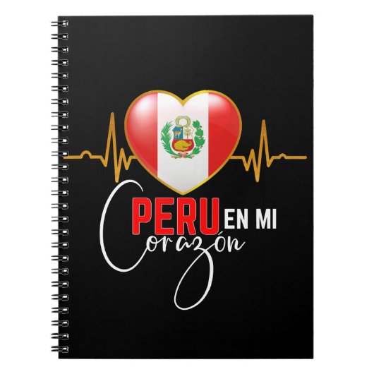 Peru in mijn Hart Peruviaanse trots  Notitieboek (Voorkant)
