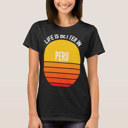 Peru in Peru T-shirt (Voorkant)