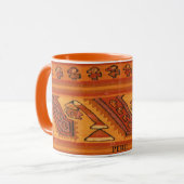 Peru Inca Craft Coffee Mug Mok (Voorkant links)