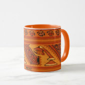 Peru Inca Craft Coffee Mug Mok (Voorkant rechts)