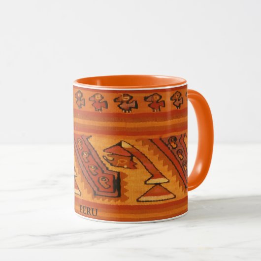 Peru Inca Craft Coffee Mug Mok (Voorkant rechts)