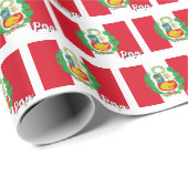 Peru inpakpapier, Peruaanse vlag patriottisch Cadeaupapier (Rol Hoek)