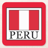 Peru Kartonnen Onderzetters (Voorkant)