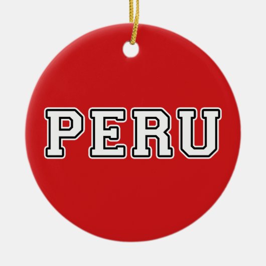 Peru Keramisch Ornament (Voorkant)