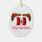 Peru Kerstmis Keramisch Ornament (Rechts)