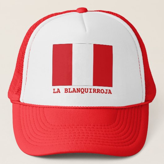 Peru "La Blanquirroja" Trucker Pet (Voorkant)