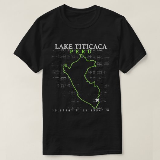 Peru Lake Titicaca T-shirt (Design voorkant)