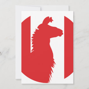 Peru Lama Alpaca Peruviaans Nationaal Dier Vlag Kaart