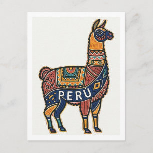 Peru Lama Briefkaart