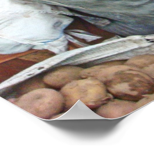 Peru-Land van aardappelen Poster (Hoek)