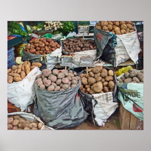 Peru-Land van aardappelen Poster (Voorkant)