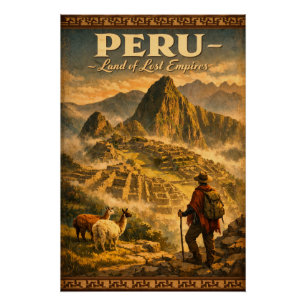 “PERU – Land van Verloren Rijken Perfect Poster