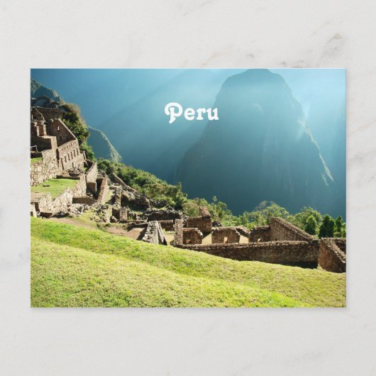 Peru Landschap Briefkaart (Voorkant)