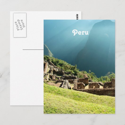 Peru Landschap Briefkaart (Voorkant / Achterkant)