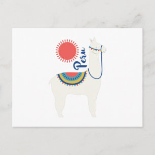 Peru Llama Briefkaart