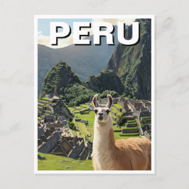 Peru Llama Briefkaart